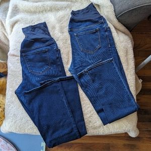 Old navy maternity jeans